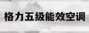 格力五级能效空调(格力五级能效空调怎么样)