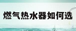 燃气热水器如何选(燃气热水器如何选花洒)