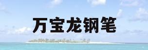 万宝龙钢笔(万宝龙钢笔型号大全)