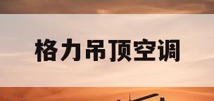 格力吊顶空调(格力吊顶空调显示e9怎么处理)