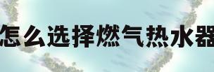 怎么选择燃气热水器(怎么选择燃气热水器的容量大小)