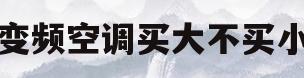 变频空调买大不买小(变频空调要买大一点吗)