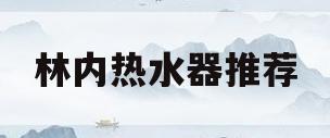 林内热水器推荐(林内热水器怎么使用)