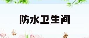 防水卫生间(防水卫生间用什么材料)