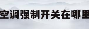 空调强制开关在哪里(柜式空调强制开关在哪里)