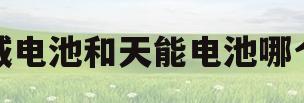 超威电池和天能电池哪个好(雅迪超威电池和天能电池哪个好)