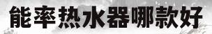 能率热水器哪款好(能率热水器哪款好些)