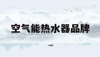空气能热水器品牌(空气能热水器品牌前十名)
