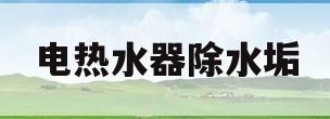 电热水器除水垢(电热水器除水垢的方法哪种最有效)