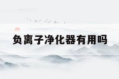 负离子净化器有用吗(负离子净化有什么作用)