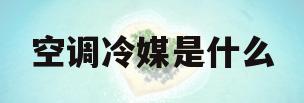 空调冷媒是什么(空调冷媒是什么物质)