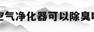 空气净化器可以除臭吗(空气净化器能够除掉室内异味吗)